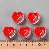 Transparent Enamel Acrylic Beads X-TACR-S155-004-5