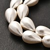 Electroplate Shell Pearl Beads Strands BSHE-G010-10x16mm-01-4