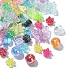 310Pcs 5 Styles Transparent Acrylic Beads MACR-CJ0001-65-9