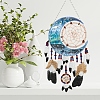 DIY Moon Pendant Decoration Diamond Painting Kit PW-WG52352-01-2