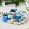 DIY Coaster Punch Needle Embroidery Starter Kits for Beginners DIY-WH20095-003D-4