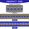 Ethnic Style Embroidery Polyester Ribbons OCOR-WH0060-56B-2