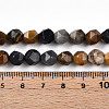 Natural Petrified Wood Beads Strands G-T139-8mm-52-5