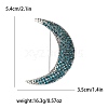 Alloy Rhinestone Brooch for Backpack Clothes PW-WGA54C8-02-1