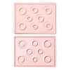8 Sizes Flocking Plastic Rectangle Bracelet Design Board TOOL-D052-02-A-3