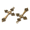 Cross Tibetan Style Alloy Big Pendants LS-TIBEP-Q058-04AB-FF-2