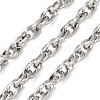 304 Stainless Steel Rope Chains CHS-A021-07C-P-1