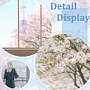 BENECREAT 3Pcs 3 Colors Japanese Glass Wind Chimes DJEW-BC0001-13-7