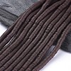 Flat Round Handmade Polymer Clay Beads LS-CLAY-R067-8.0mm-38-3