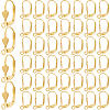 SOFPLATE 200Pcs Brass Leverback Earring Findings KK-SP0001-04G-1