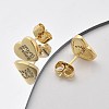 Rack Plating Brass Micro Pave Clear Cubic Zirconia Stud Earrings EJEW-K299-01G-B-2