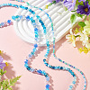 3 Strands 3 Style Electroplate Glass Beads Strands EGLA-TADJ0001-11B-4