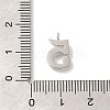 Ion Plating(IP) 304 Stainless Steel Micro Pave Cubic Zirconia Pendants STAS-H228-01P-05-3