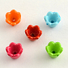 Opaque Acrylic Flower Bead Caps X-SACR-Q099-M45-1