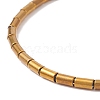 Glass Column Beaded Stretch Bracelet for Women BJEW-JB08625-6