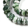 Natural Green Spot Jasper Beads Strands G-T141-41-3