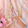 4 Pairs 2 Colors Brass Hoop Earring Findings ZIRC-SZ0005-05-5