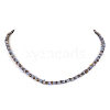 Glass Seed Beaded Necklace for Women NJEW-JN04392-3