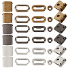 36 Bags 3 Colors Iron Baseball Hat Cap Buckle Strap Clasp Clip Kits IFIN-CY0001-03-7
