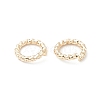 Brass Twisted Open Jump Rings X-KK-WH0060-02B-G-2