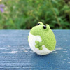 Frog Wool Felt Needle Felting Kit with Instructions DOLL-PW0004-10-3