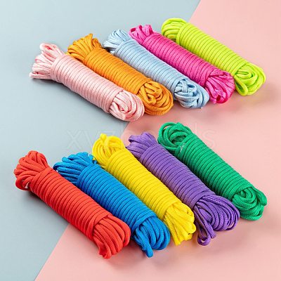100M 10 Colors 7 Inner Cores Polyester & Spandex Cord Ropes RCP-LS0001-01A-1
