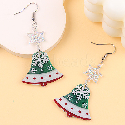 Christmas Acrylic Dangle Earrings FS-WGA1292-06-1