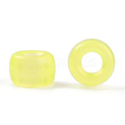Transparent & Luminous Plastic Beads KY-T025-01-H08-1