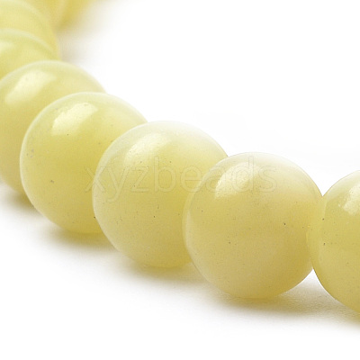 Natural Lemon Jade Beads Strands G-S259-46-4mm-1