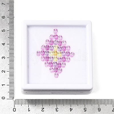 41Pcs Cubic Zirconia Cabochons CU-F002-05E-1