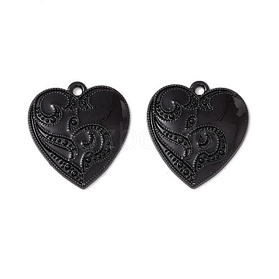 Halloween Alloy Enamel Pendants FIND-G024-06EB-1