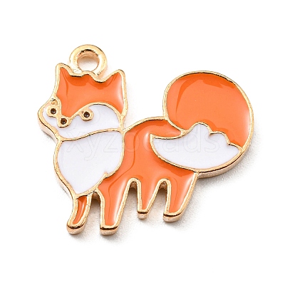 Thanksgiving Day Alloy Enamel Pendants ENAM-D060-03C-KCG-1