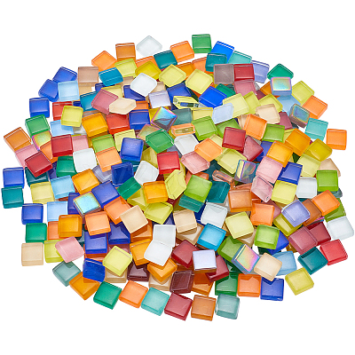 500G Mosaic Tiles Glass Cabochons DIY-SP0001-46-1