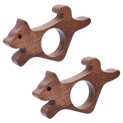Wooden Thumb Page Holder AJEW-WH0077-119A-1