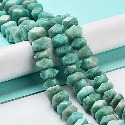 Natural Amazonite Beads Strands G-D091-A20-1