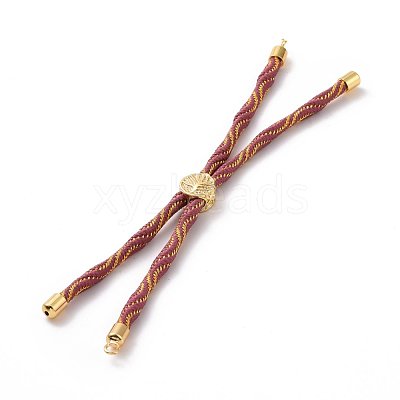 Nylon Cord Silder Bracelets MAK-C003-04G-1