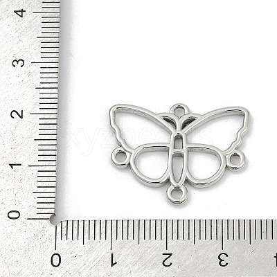 304 Stainless Steel Connector Charms STAS-Q350-02P-1