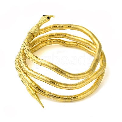 Adjustable Iron Snake Wrap Bangles LS-BJEW-U004-03A-G-1