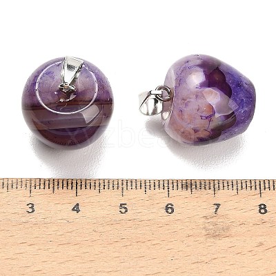 Teachers' Day Natural Agate Pendants GG-K002-14C-1