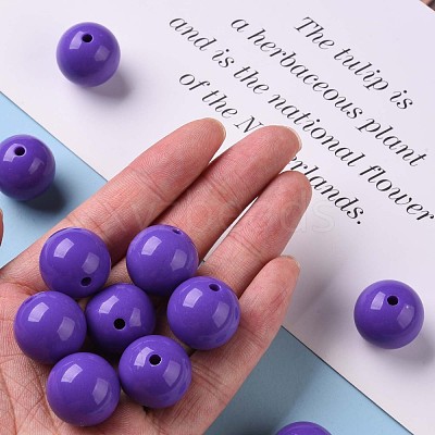 Opaque Acrylic Beads MACR-S370-C20mm-31-1