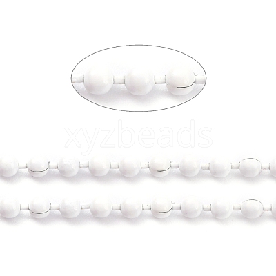 Handmade Brass Ball Chains KK-J276-16B-P02-1