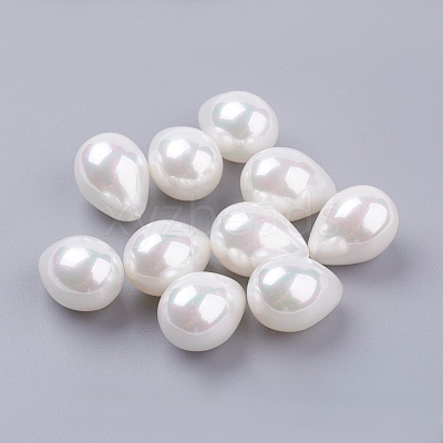 Shell Pearl Half Drilled Beads BSHE-G017-16x12mm-17-1