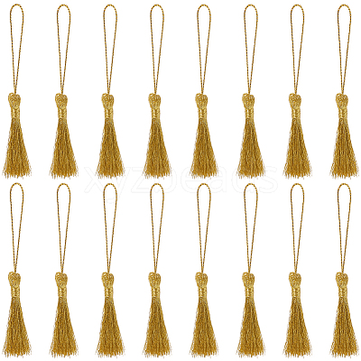 60Pcs Polyester Tassel Pendant Decorations AJEW-GF0010-90-1