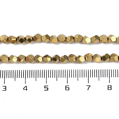 Electroplated Synthetic Non-magnetic Hematite Beads Strands X-G-A234-G03-01G-1