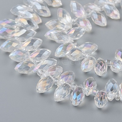 Crystal Glass Beads Strands GLAA-D033-01-1