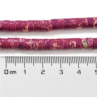 Synthetic Imperial Jasper Dyed Beads Strands G-D077-D01-01C-1