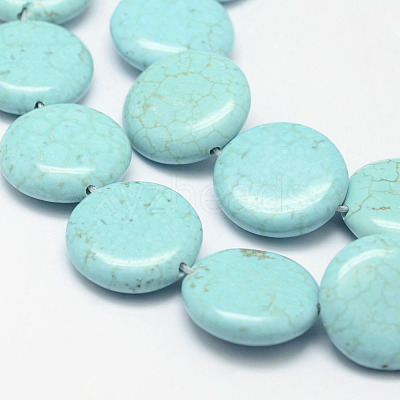Natural Magnesite Beads Strands TURQ-P027-15-18mm-1