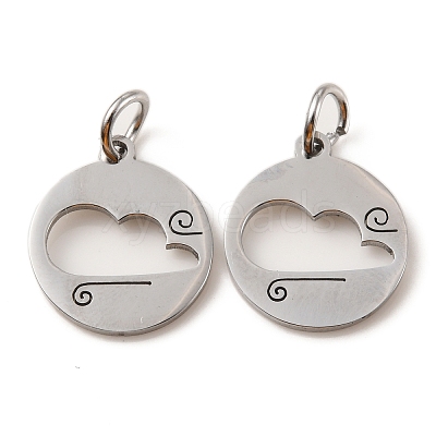 Non-Tarnish 304 Stainless Steel Charms LS-STAS-D050-07P-06-1