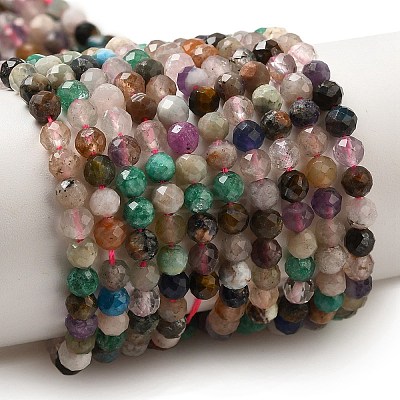Natural Mixed Stone Beads Strands G-T108-39A-1