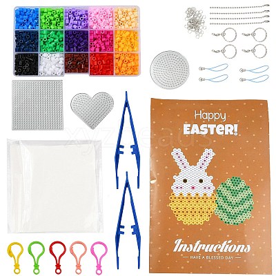 15 Colors DIY Fuse Beads Kit DIY-X0295-01C-5mm-1